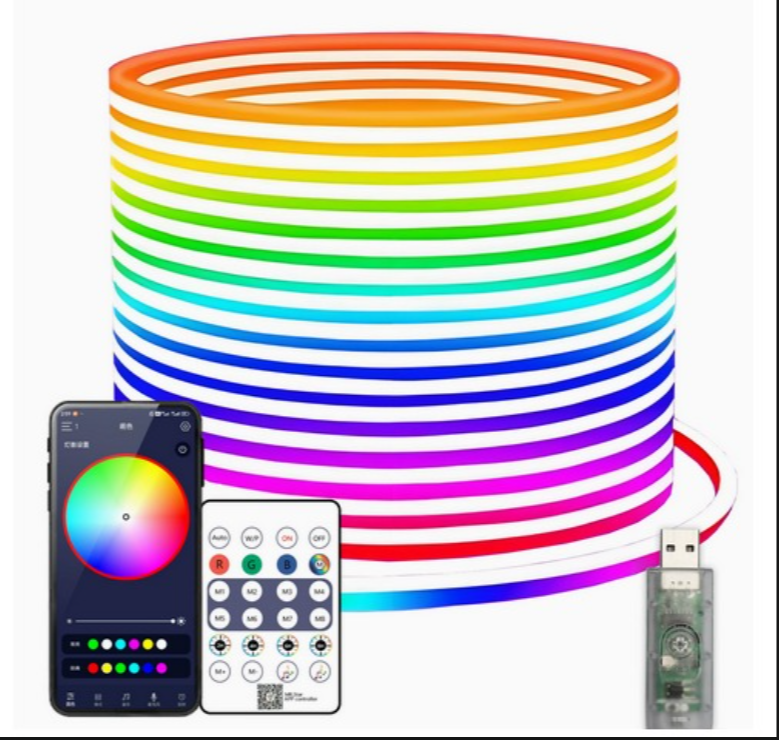Ruban LED Néon RGB USB