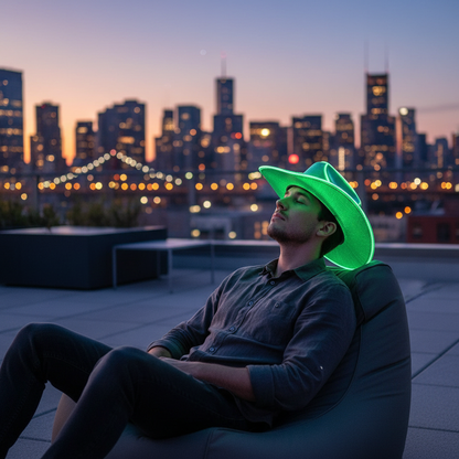 Chapeau Rancher Néon